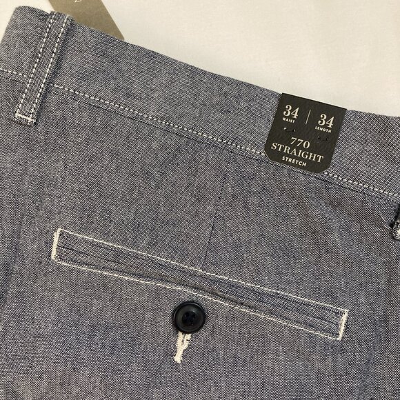 J. Crew 770 straight-fit chinos in stretch chambray (NWT) - Picture 3 of 3